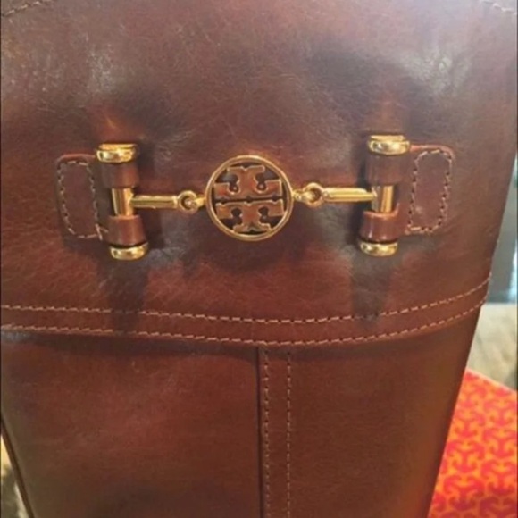 Tory Burch Leather Sienna Riding Boots - Picture 2 of 5